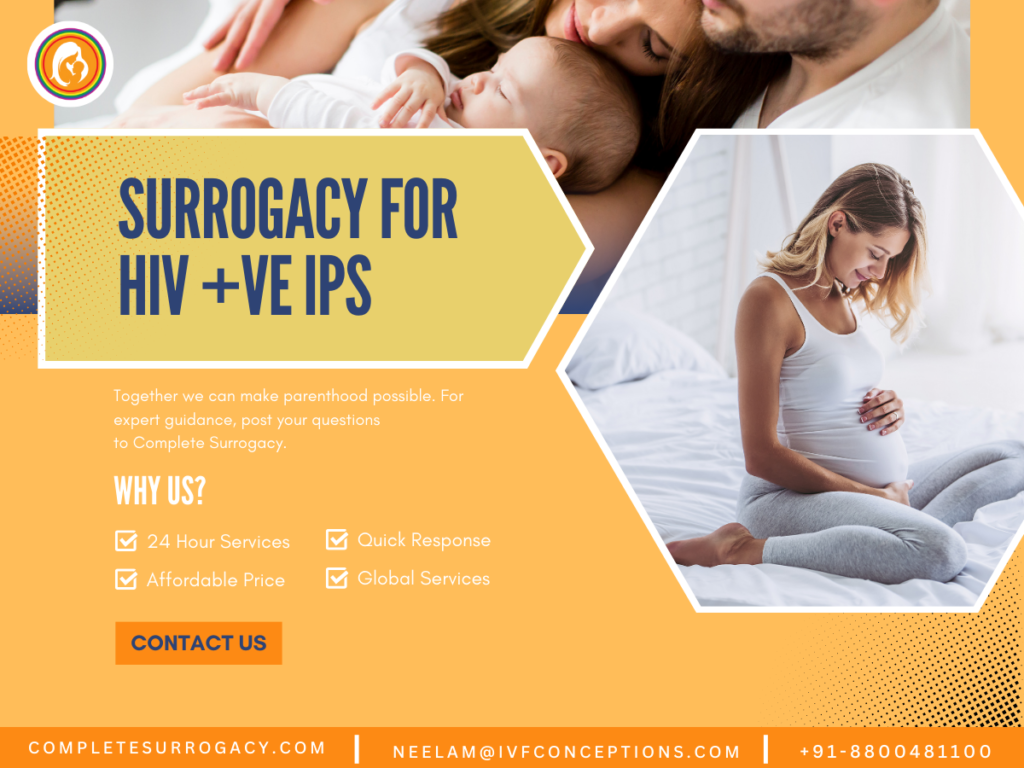 Surrogacy for HIV +ve IPs