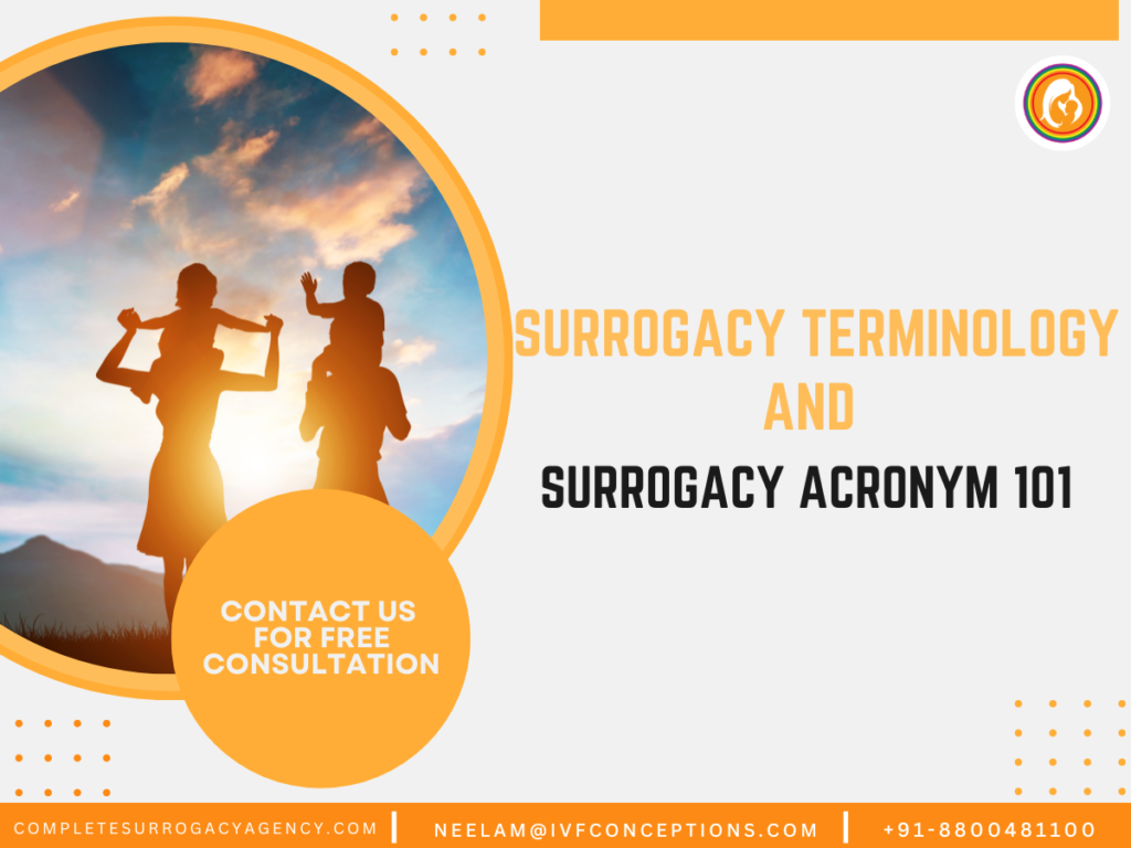 Surrogacy Terminology and Surrogacy Acronym 101