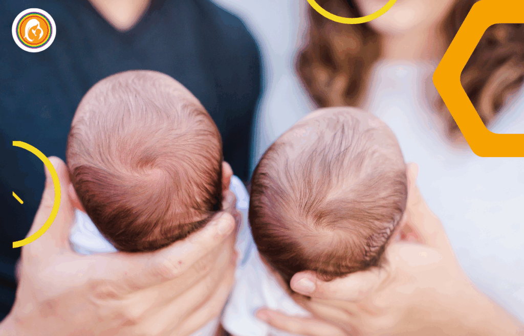 A detailed medical illustration depicting the concept of "IVF Twin Pregnancy Rates". In the foreground, a stylized graphic showcases the statistical data, with clear visual representations of IVF twin pregnancy percentages. The middle ground features a softly-lit, anatomical cross-section of a pregnant uterus, highlighting the development of multiple fetuses. In the background, a warm, neutral color palette and subtle medical imagery create a serene, educational atmosphere. The overall composition conveys the topic with clarity, emphasizing the scientific nature of the subject matter through a harmonious blend of data visualization and medical illustration. Can Single Embryo Transfer Result in Twins