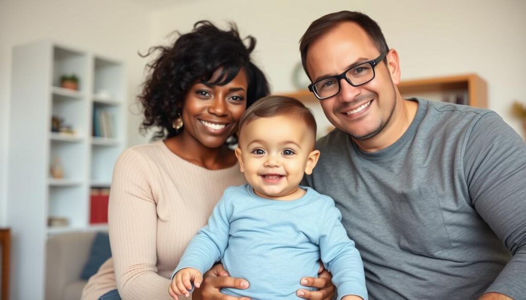 Happy family created through international surrogacy Happy family created through international surrogacy