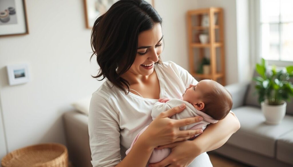 Single mother with baby born through surrogacy Single mother with baby born through surrogacy