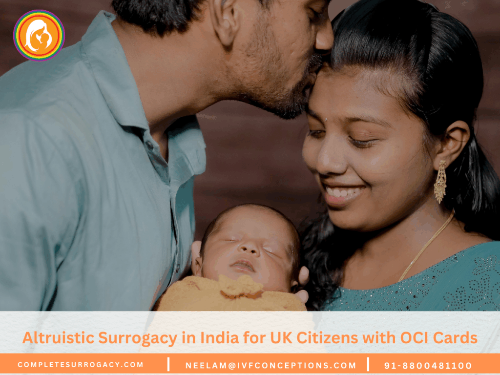 Altruistic Surrogacy in India for UK Citizens with OCI Cards