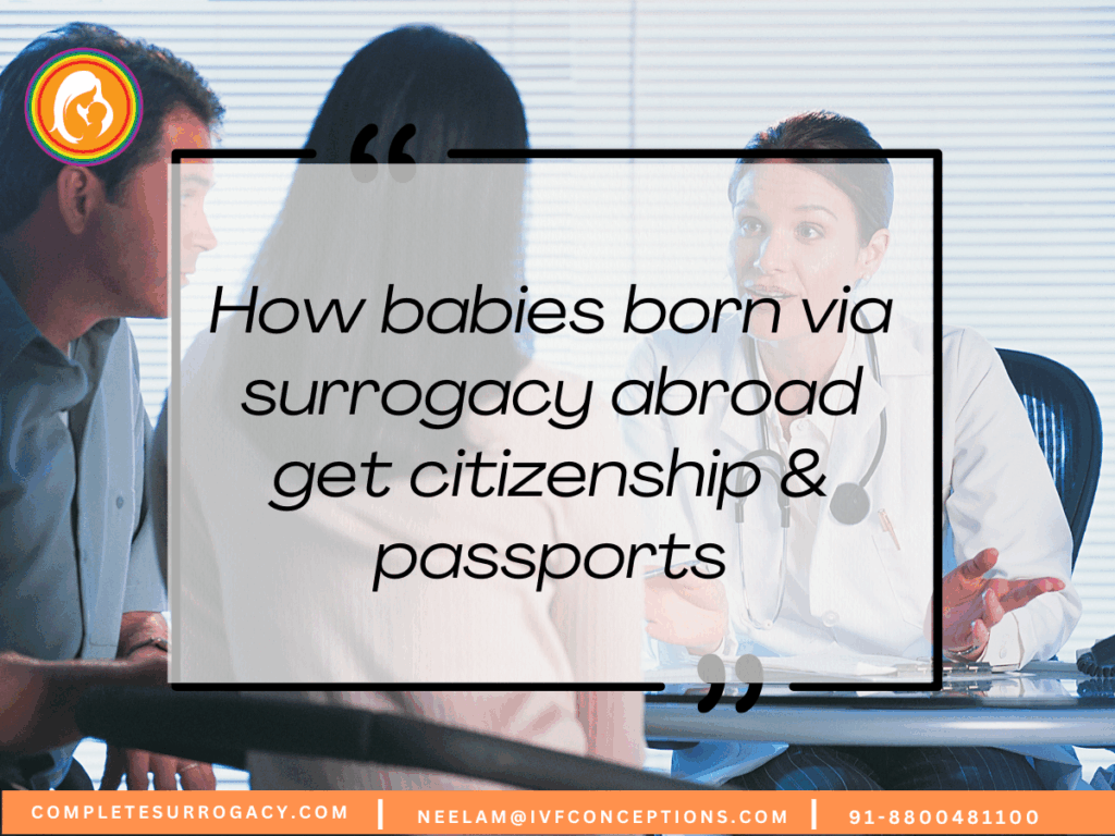 How babies born via surrogacy abroad get citizenship & passports