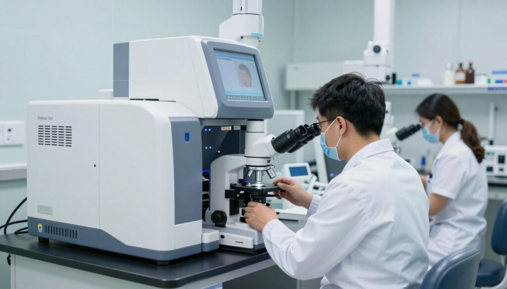 Advanced embryology laboratory at one of the best IVF clinics in Mumbai Advanced embryology laboratory at one of the best IVF clinics in Mumbai