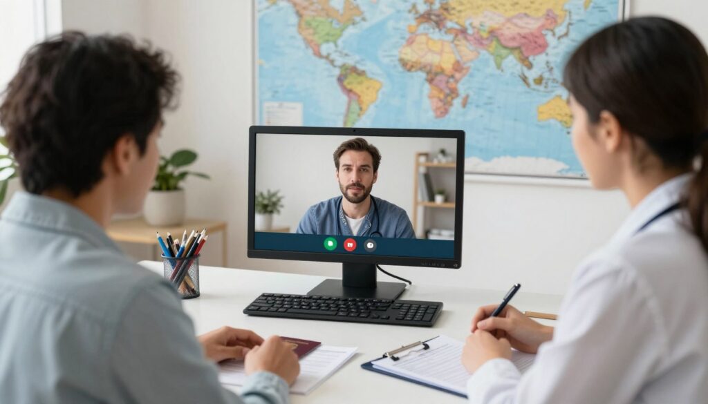 International IVF patient receiving virtual support International IVF patient receiving virtual support