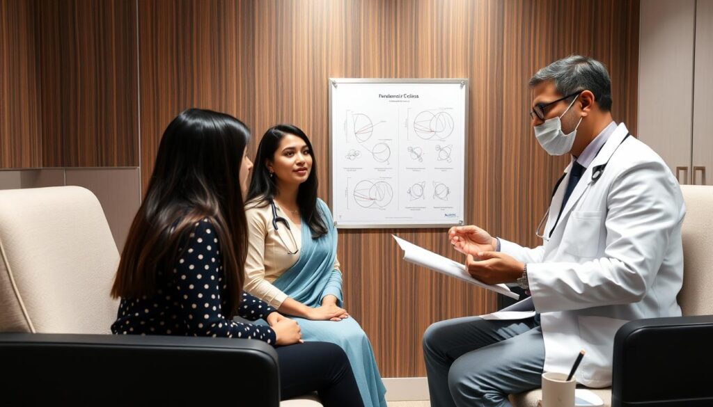 Patient consultation at one of the best IVF clinics in India Patient consultation at one of the best IVF clinics in India
