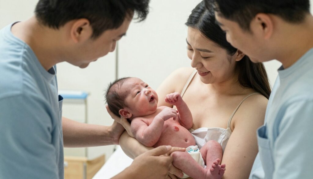 intended parents with newborn in hospital intended parents with newborn in hospital