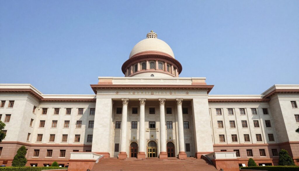 Indian parliament building representing surrogacy legislation Indian parliament building representing surrogacy legislation