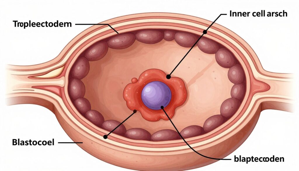 Blastocyst structure diagram Blastocyst structure diagram