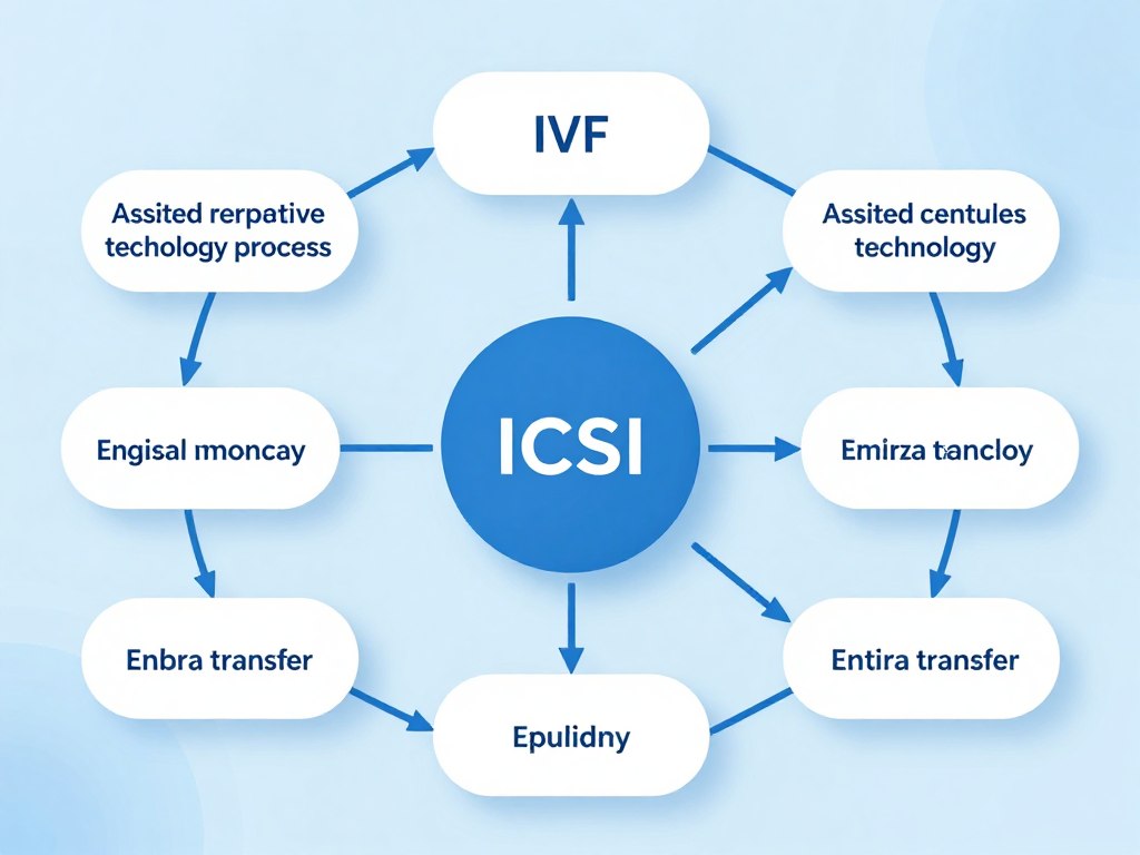 Diagram showing different ART procedures Diagram showing different ART procedures