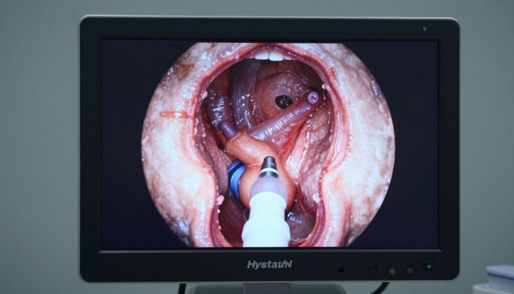 Hysteroscopy procedure visualization Hysteroscopy procedure visualization