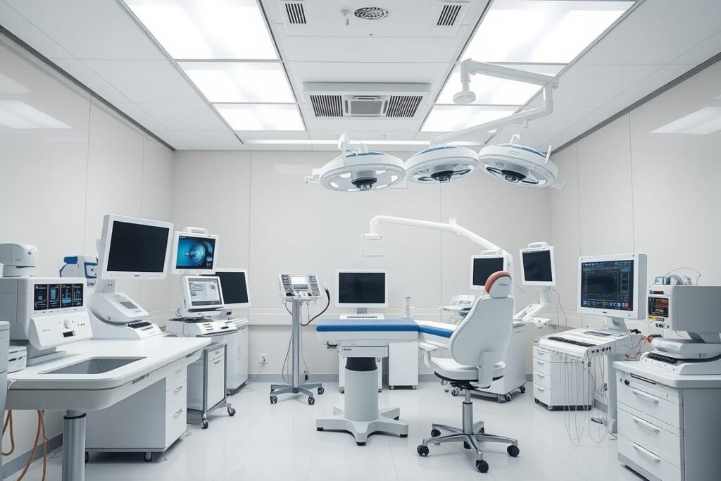 IVF clinic procedure room for surrogacy treatment in India IVF clinic procedure room for surrogacy treatment in India