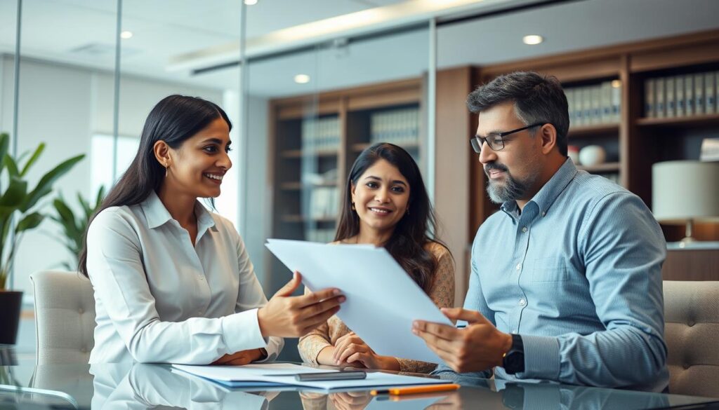 Legal consultation for OCI surrogacy process in modern office Legal consultation for OCI surrogacy process in modern office