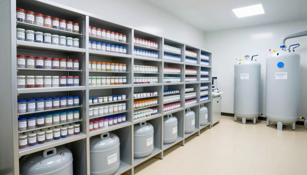 Sperm bank storage facility Sperm bank storage facility