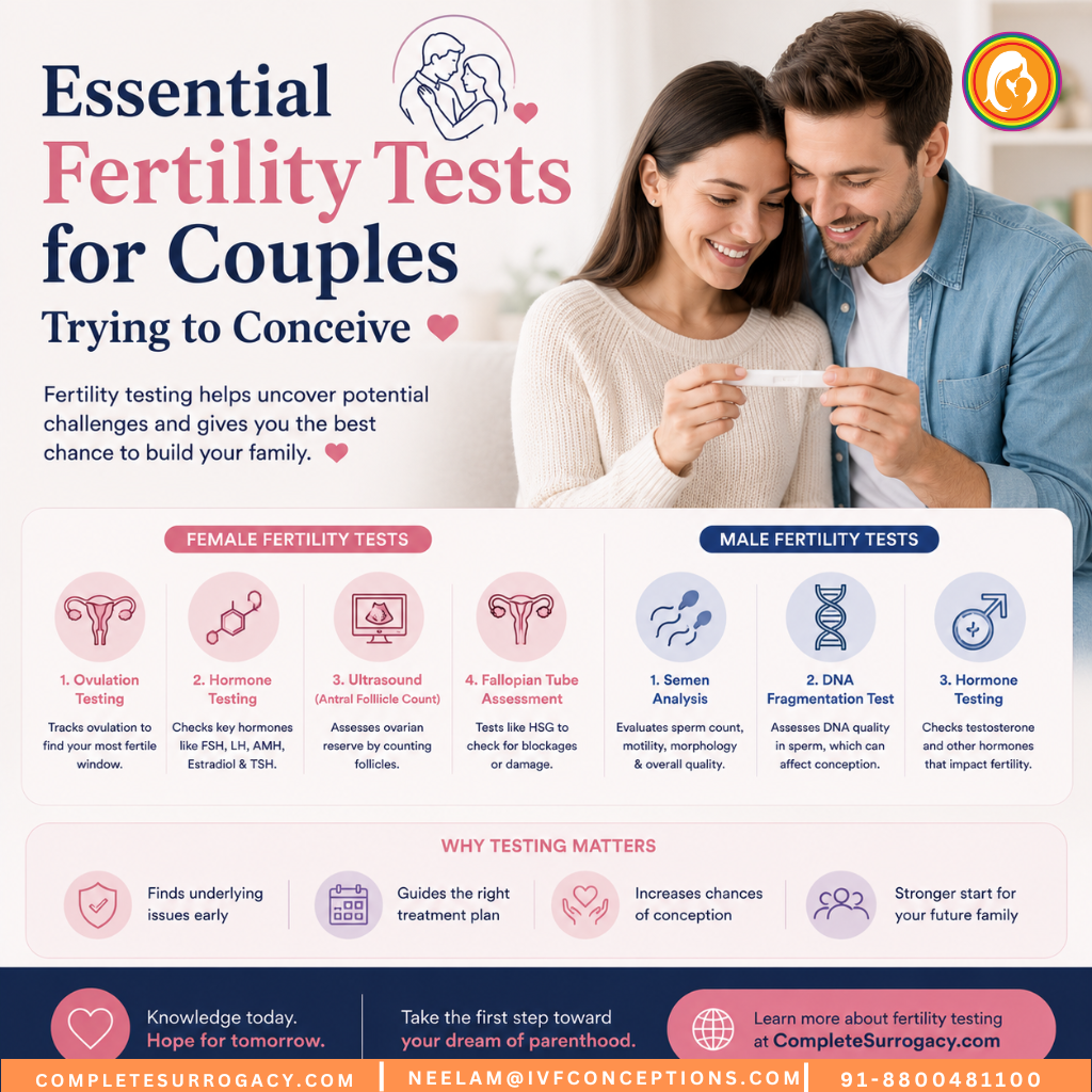 Essential Fertility Tests for Couples Trying to Conceive