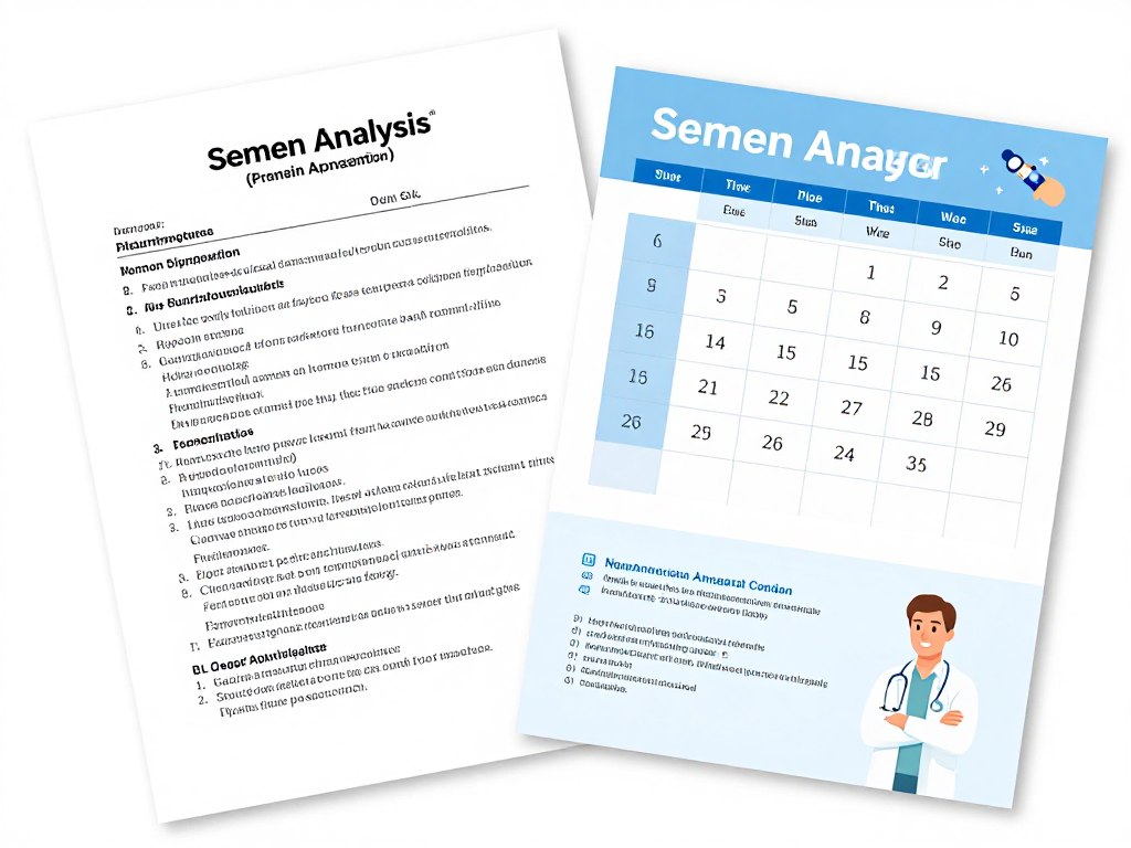 Male fertility testing preparation guidelines Male fertility testing preparation guidelines
