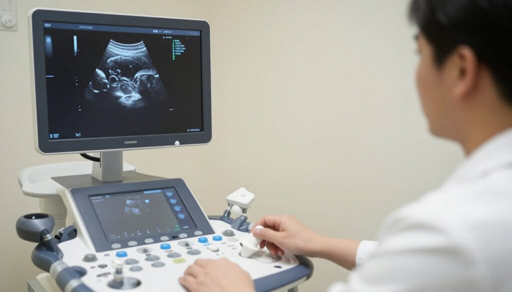 Ultrasound examination of ovarian reserve and follicle count Ultrasound examination of ovarian reserve and follicle count